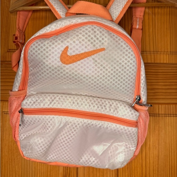 Nike Other - Nike Mini Backpack Peach Pink Mesh Small